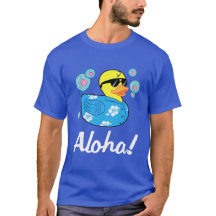 Rubber Ducky i hawaiansk skjorta Aloha