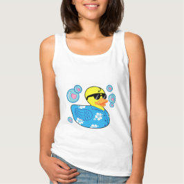 Rubber Ducky i Hawaiian Shirt med Bubbles Tee