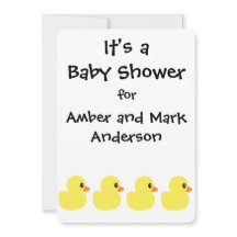 "Rubber Ducky"-inbjudningar