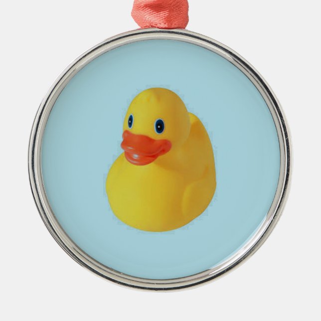 Rubber Ducky Julgransprydnad Metall (Framsidan)