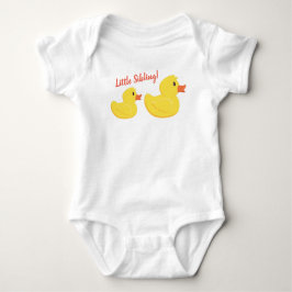 Rubber Ducky Little Syskon Baby Bodykostym T Shirt