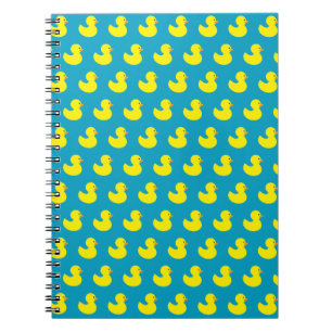 Rubber Ducky Mönster Spiral bärbar dator Anteckningsbok