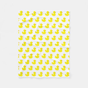 Rubber Ducky mönsterullfilt Fleecefilt