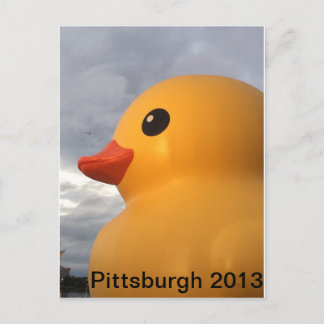 Rubber Ducky Pittsburgh Vykort