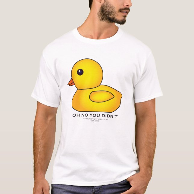 Rubber Ducky skjorta - vit Tee (Framsida)