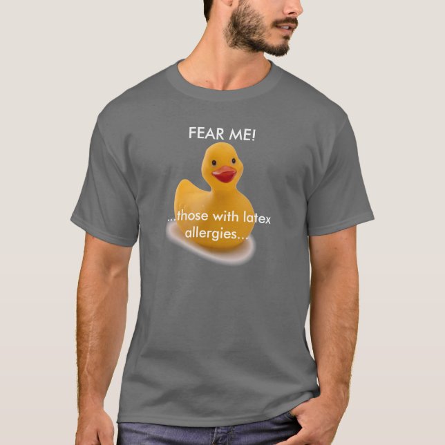 Rubber Ducky SKRÄCK! Tee Shirt (Framsida)