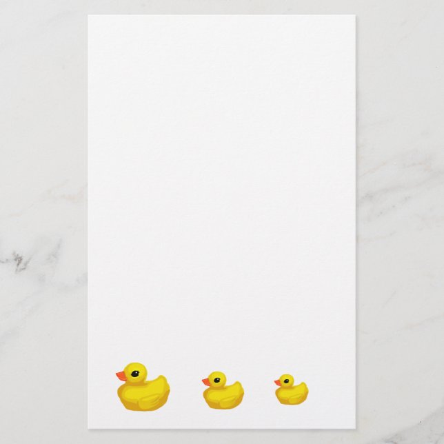 Rubber Ducky Stationary Brevpapper (Framsida)
