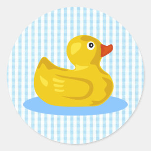 Rubber Ducky Sticker Runt Klistermärke