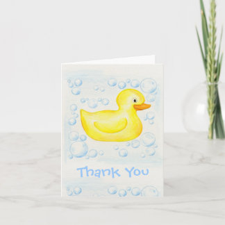 Rubber Ducky tack för kortet Kort