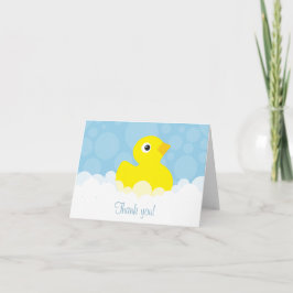 Rubber Ducky tackkort - blått