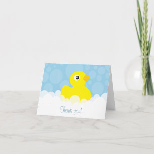 Rubber Ducky tackkort - blått