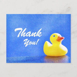 Rubber Ducky, tackkort Vykort