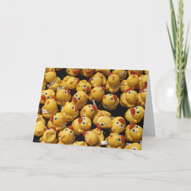 Rubber ducky tävling - gratulationskort kort (Framsida)