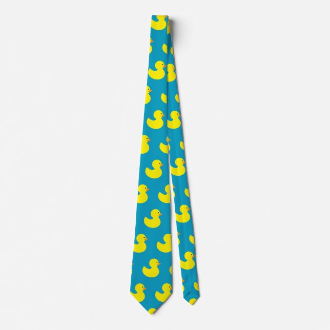 Rubber Ducky Tie för mönsternoveltynacke Slips (Framsida)