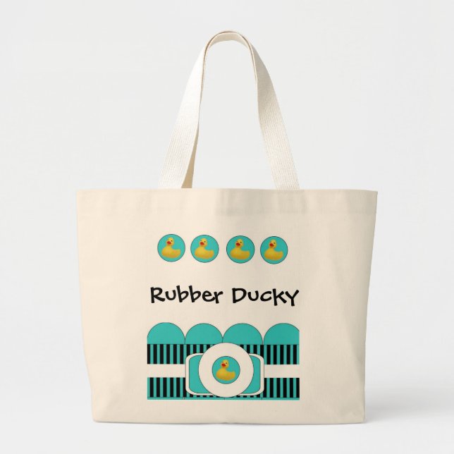 Rubber Ducky toto Jumbo Tygkasse (Framsidan)