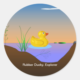 Rubber Ducky, Utforskaren Runt Klistermärke