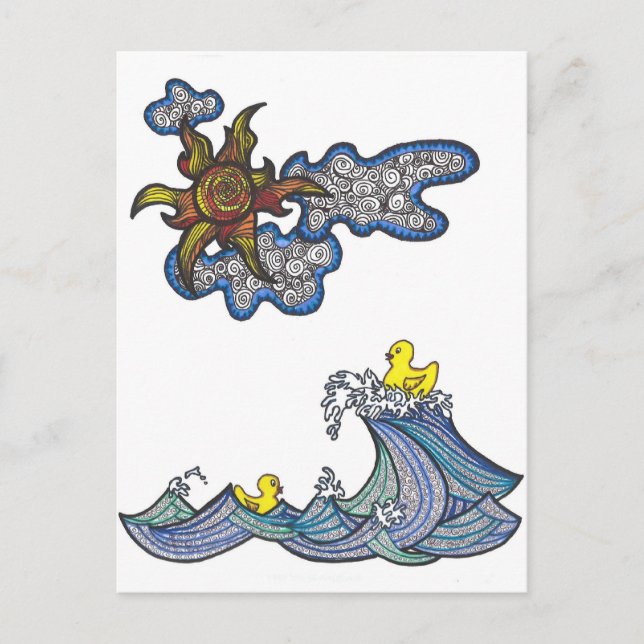 Rubber Ducky Vykort (Framsida)