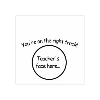 Rubber Frimärke för student motivation. Stämpel