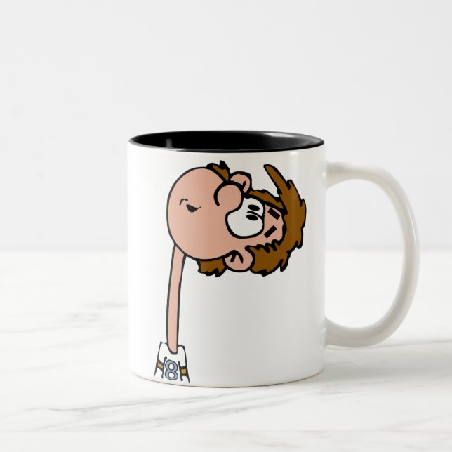 Rubber nackekaffemugg Två-Tonad mugg (Höger)