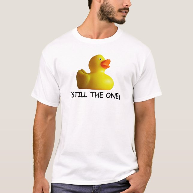 Rubber stilla Duckie (den) T-tröja Tröja (Framsida)