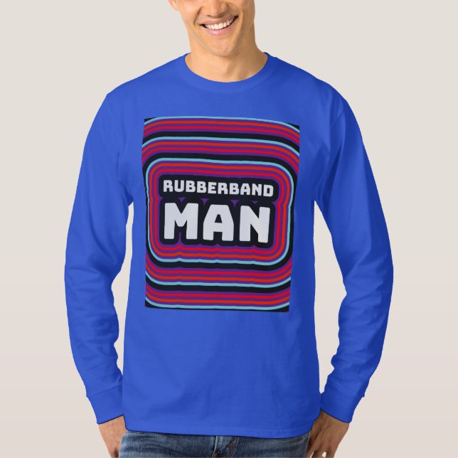 RUBBERBAND MAN MANAR RETRO 1970S T-SHIRTS (Framsida)