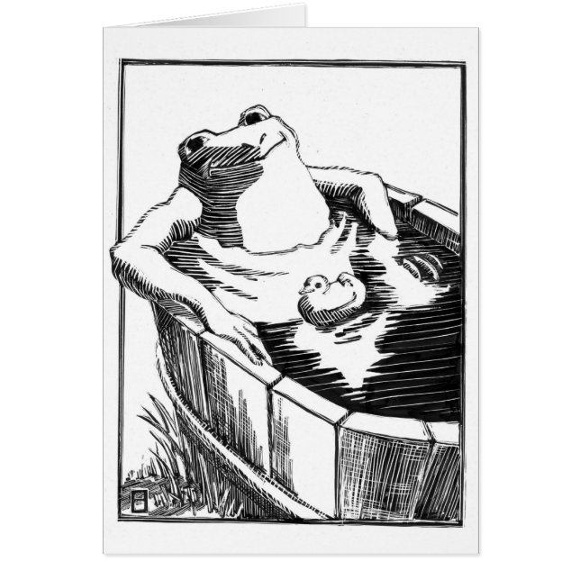 Rubberducky Hälsningskort (Framsidan)