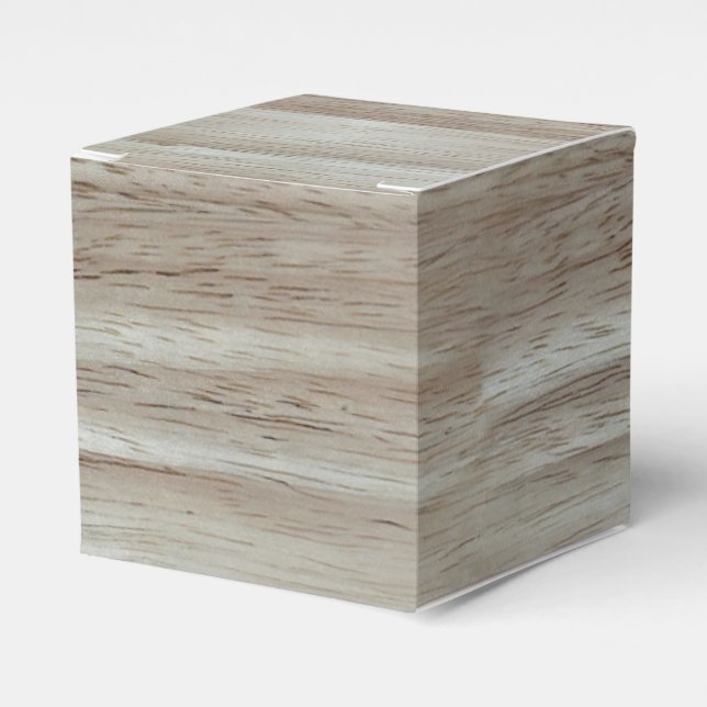 Rubberwood Wood Grain Presentaskar (Framsidan Sidan)
