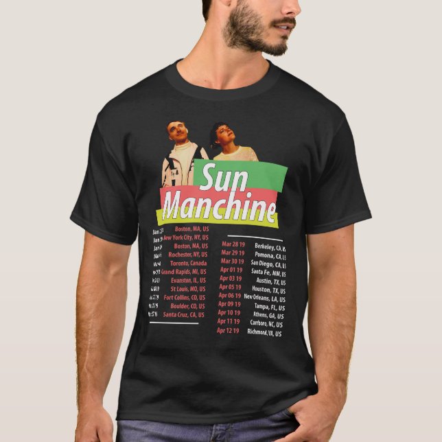 RUBBLEBUCKET-SOLEN MANCHINE TURNERAR 2019 T SHIRT (Framsida)