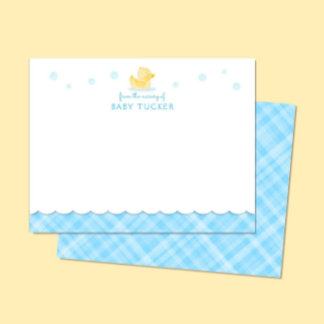 Rubcky Preppy Blue Play Card Anteckningskort