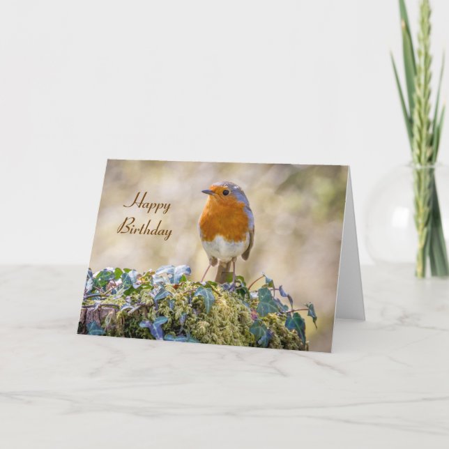 Rubecula för Erithacus för robin för Kort (Framsida)