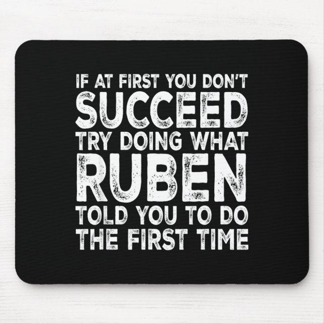 Ruben - If At First You Don't Succeed Try Doing Wh Musmatta (Framsidan)