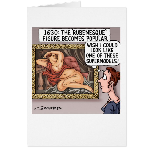 Rubenesque Hälsningskort (Framsidan)