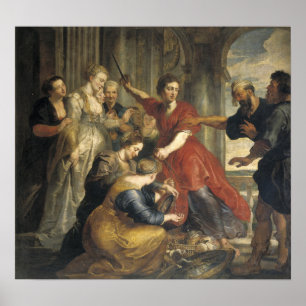 Rubens - Achilles Discovery. Odysseus, Diomedes. Poster