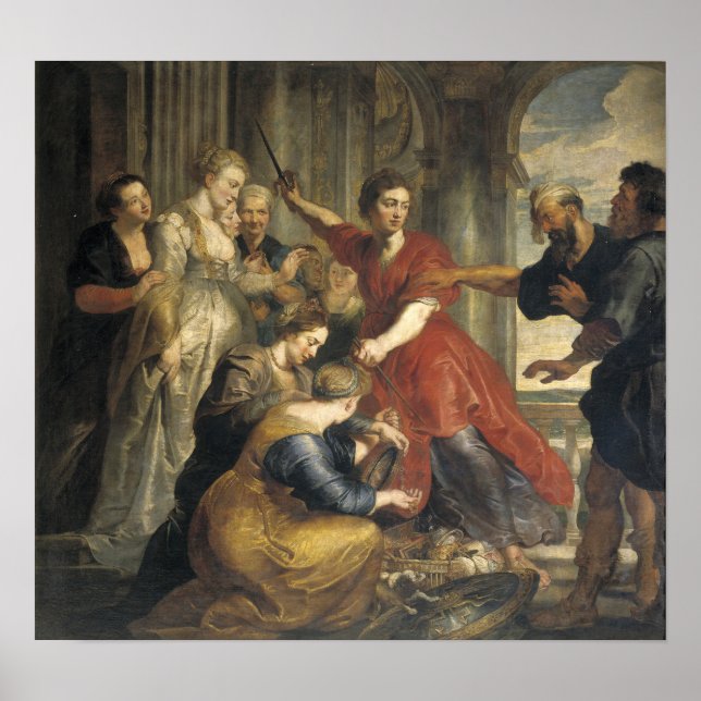Rubens - Achilles Discovery. Odysseus, Diomedes. Poster (Framsidan)