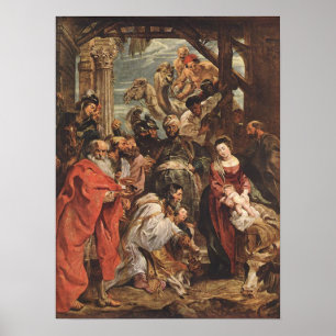 RUBENS-ANTAGANDET AV MAGI-PRINT POSTER