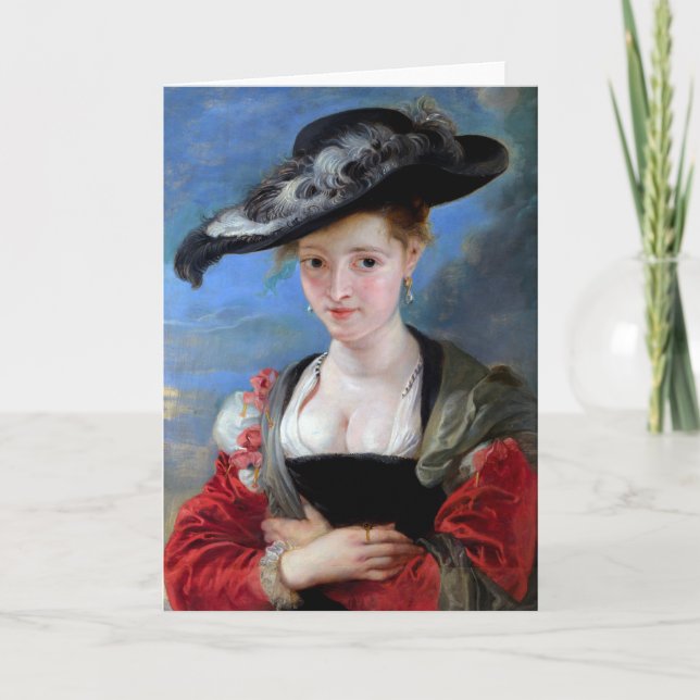 Rubens Felt hat CC0727 Greeting Card Kort (Framsida)