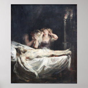 Rubens - Lampering av Kristus (1610) Poster