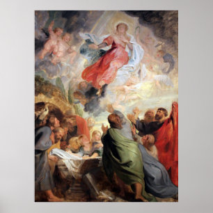 Rubens - övertagande av jungfrun poster