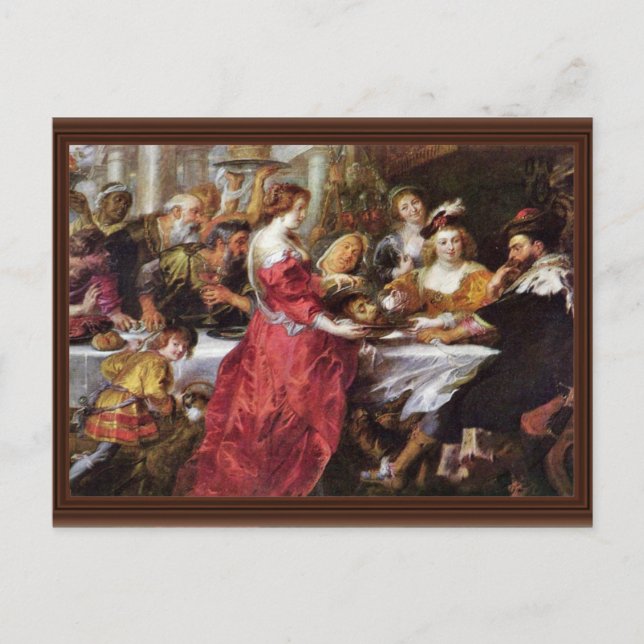 Rubens Peter Paul Paul och Herdodernas uppträdande Vykort (Framsida)