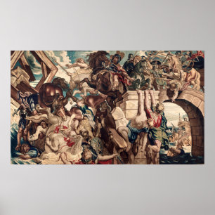 Rubens - slaget vid Milvian Bridge Poster