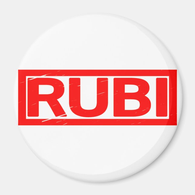 Rubi Frimärke Magnet (Framsidan)