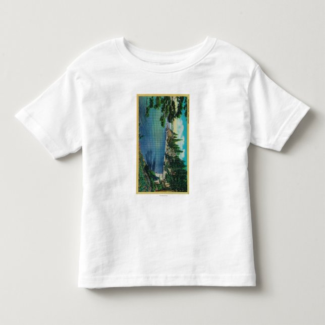 Rubicon pekar ViewLake Tahoe, CA Tee Shirt (Framsida)