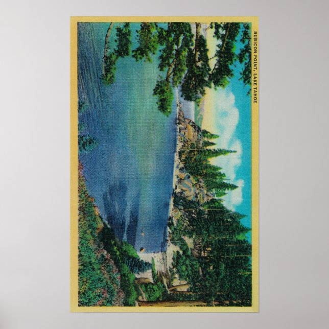 Rubicon Point ViewLake Tahoe, CA Poster (Framsidan)
