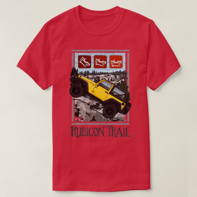 Rubicon Trail3 T Shirt (Design framsida)