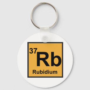 Rubidium Keychain Nyckelring