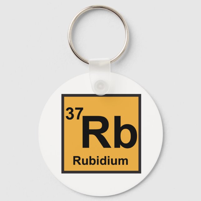 Rubidium Keychain Nyckelring (Framsida)