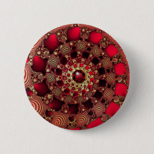 Rubies & Guld Button Knapp