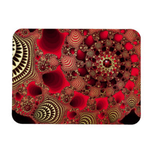 Rubies & Guld Flexible Magnet