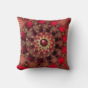 Rubies & Guld Pillow Kudde