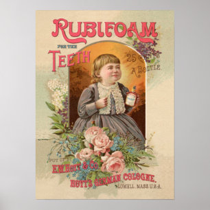 Rubifoam för Teeth Ad Poster
